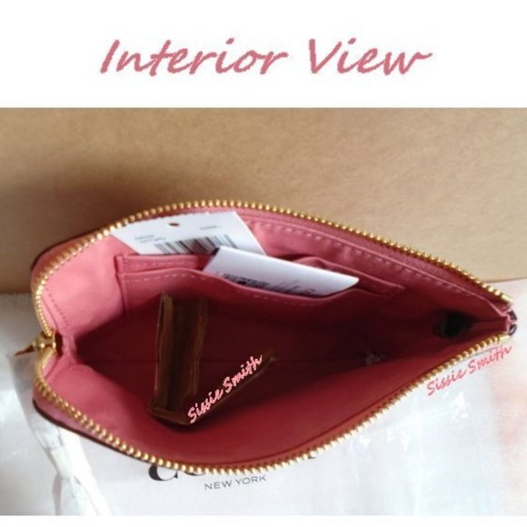 NWT Coach Taffy Corner Zip Wristlet - Picture 3 of 6